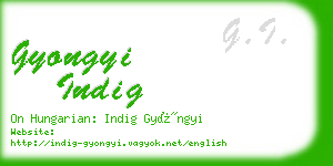 gyongyi indig business card